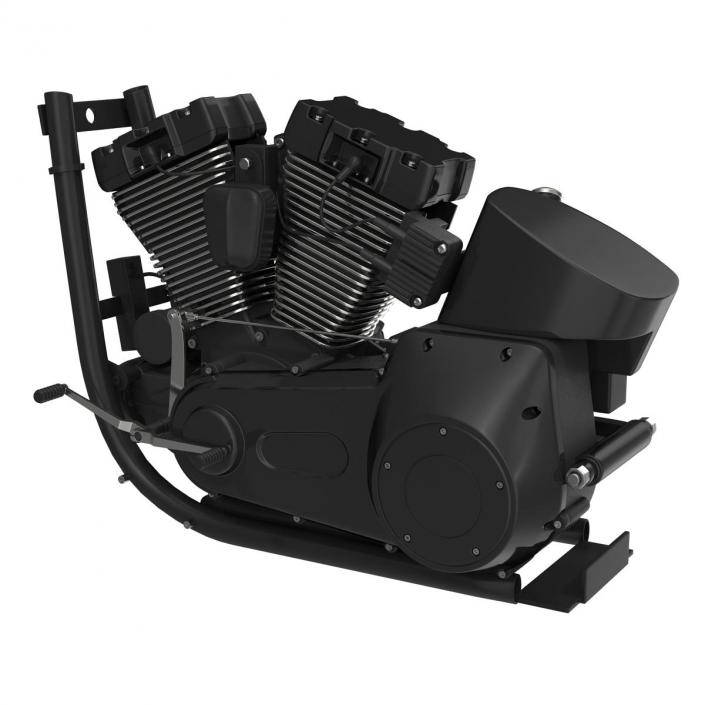 Motorcycle Engine 2 3D model