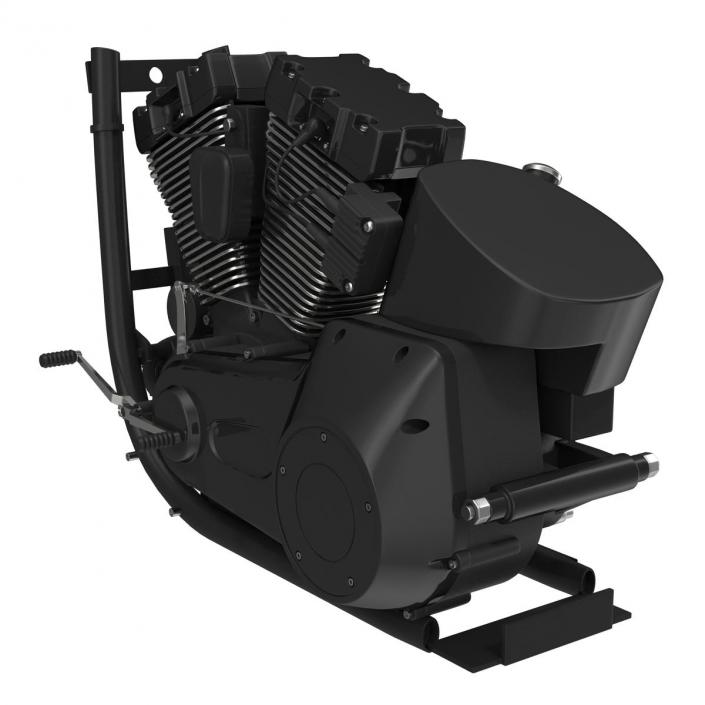 Motorcycle Engine 2 3D model