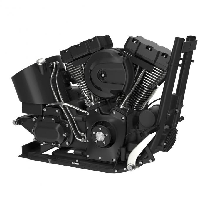 Motorcycle Engine 2 3D model