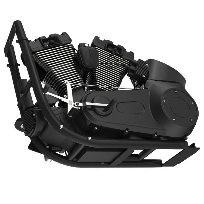 Motorcycle Engine 2 3D model