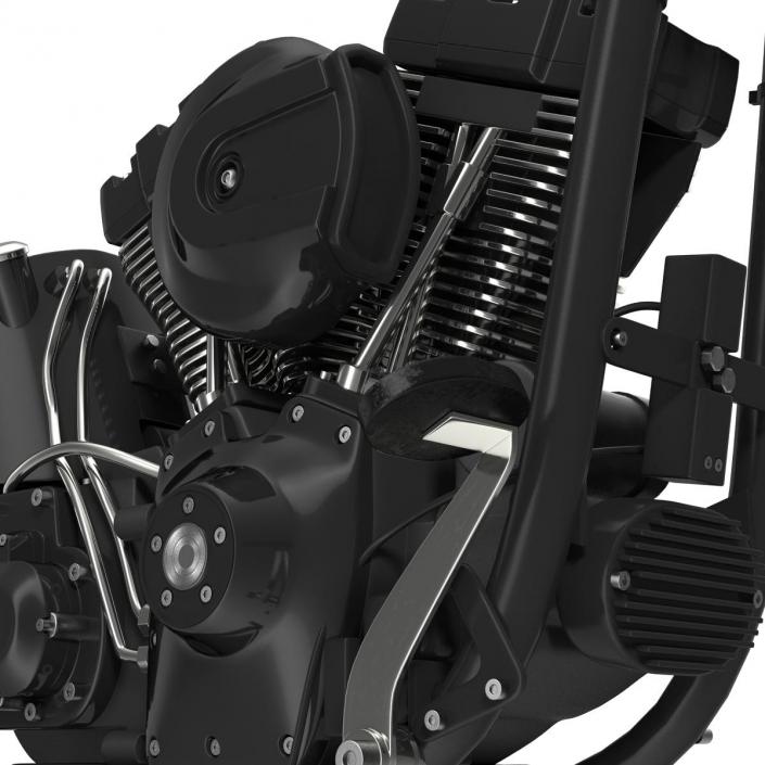 Motorcycle Engine 2 3D model