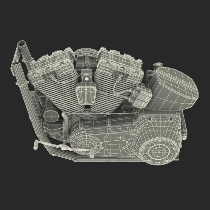 Motorcycle Engine 2 3D model