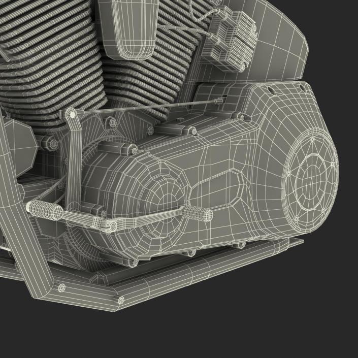 Motorcycle Engine 2 3D model