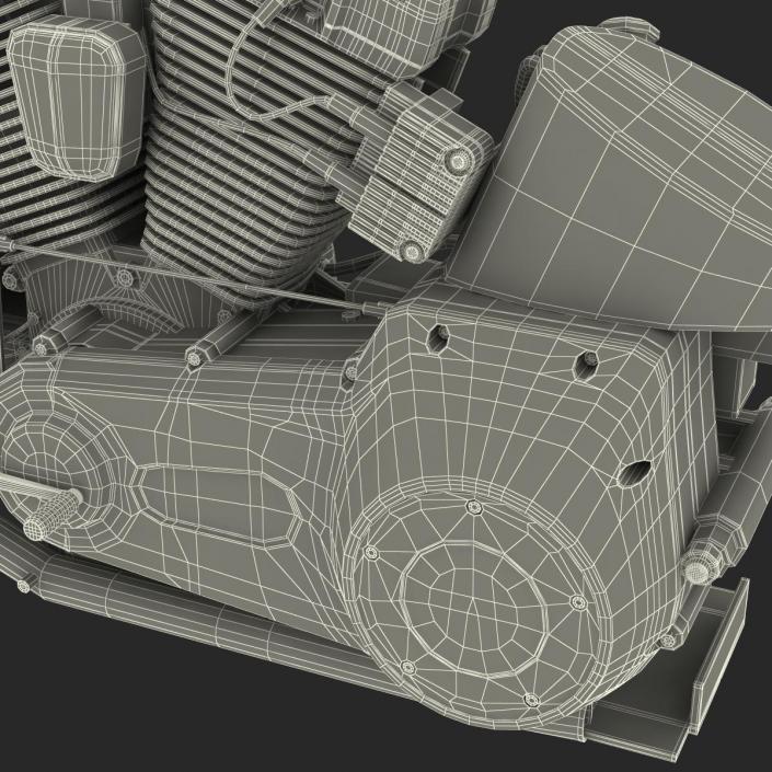 Motorcycle Engine 2 3D model