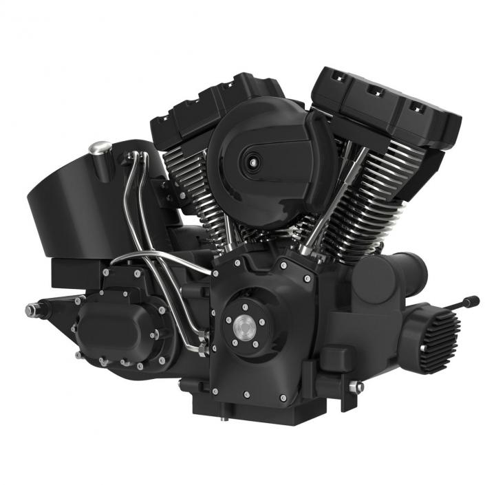 Motorcycle Engine 3 3D model