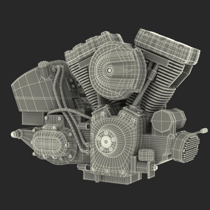 Motorcycle Engine 3 3D model