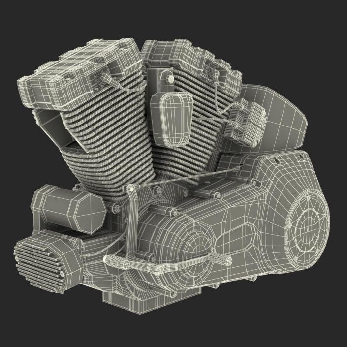 Motorcycle Engine 3 3D model