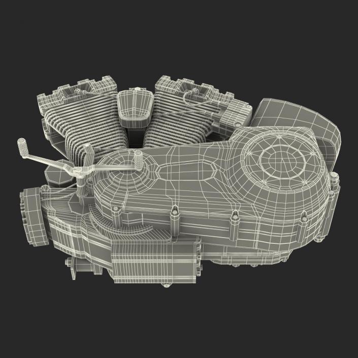 Motorcycle Engine 3 3D model