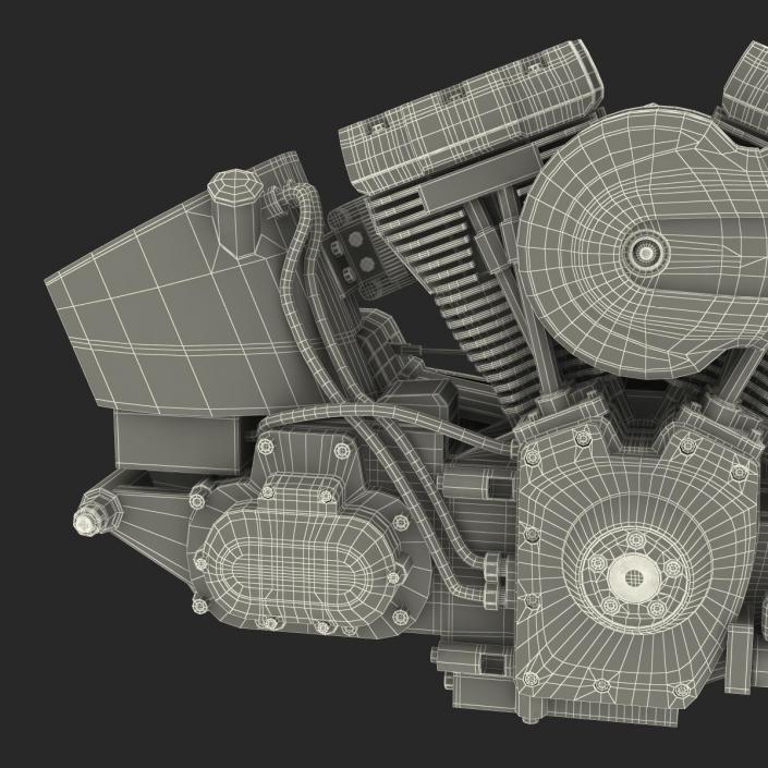 Motorcycle Engine 3 3D model