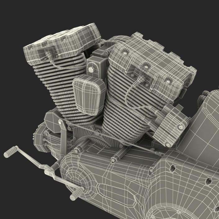 Motorcycle Engine 3 3D model