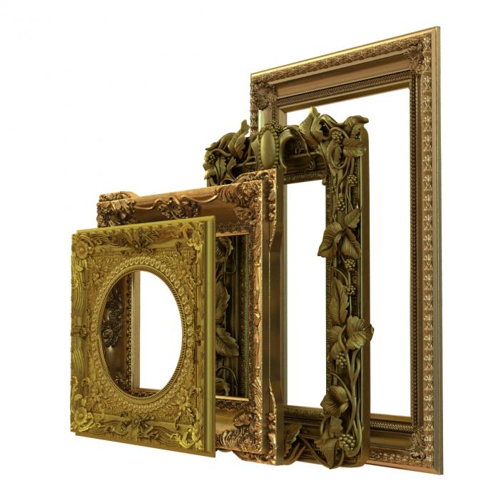 3D model Baroque Picture Frames 3D Models Collection 2