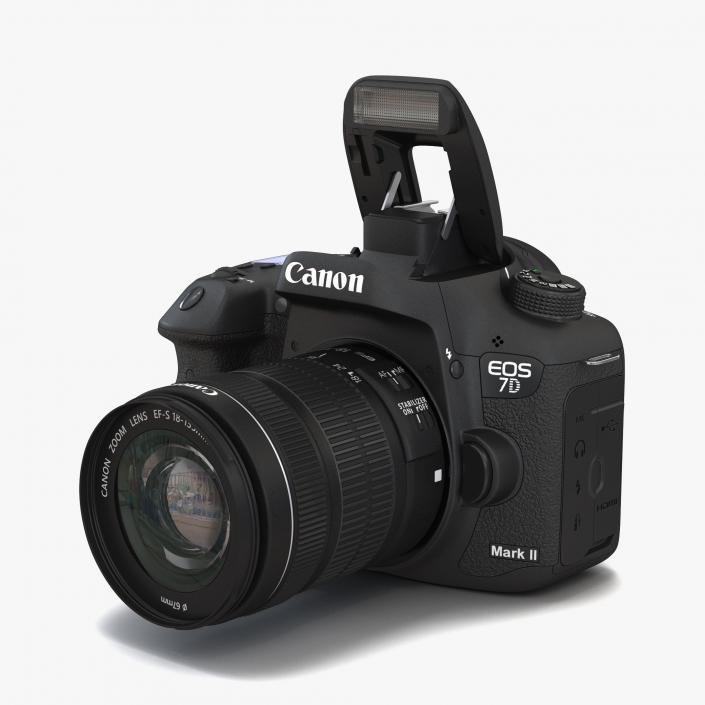 3D model Canon EOS 7D Mark II