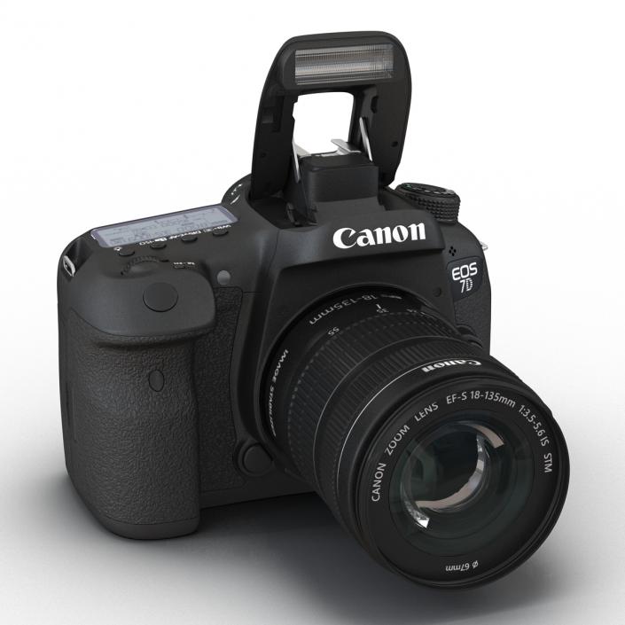 3D model Canon EOS 7D Mark II