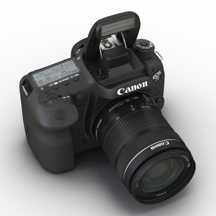 3D model Canon EOS 7D Mark II