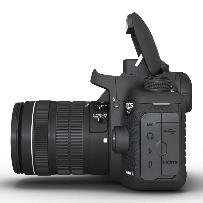 3D model Canon EOS 7D Mark II