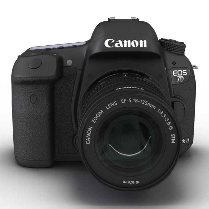 3D model Canon EOS 7D Mark II