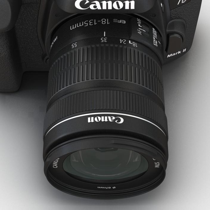 3D model Canon EOS 7D Mark II