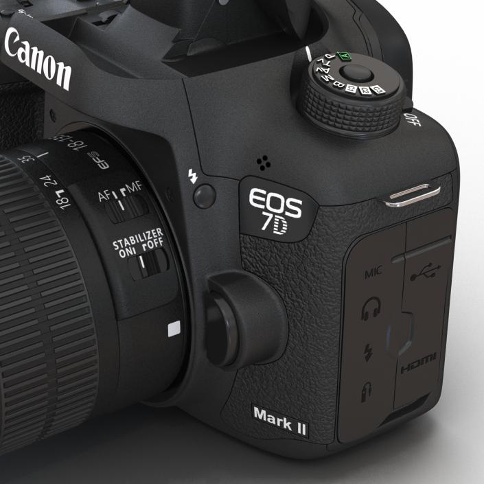 3D model Canon EOS 7D Mark II