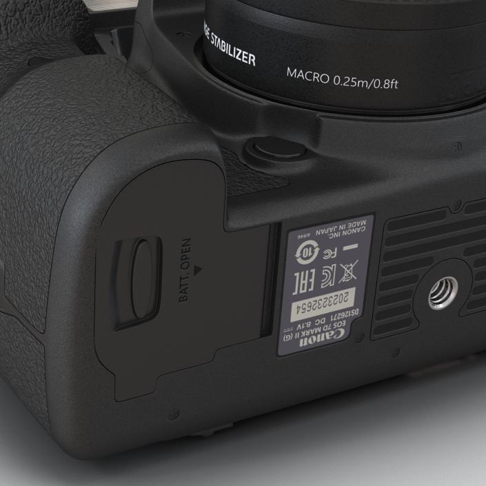 3D model Canon EOS 7D Mark II