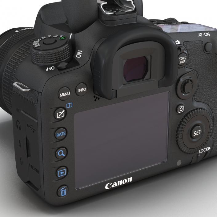 3D model Canon EOS 7D Mark II