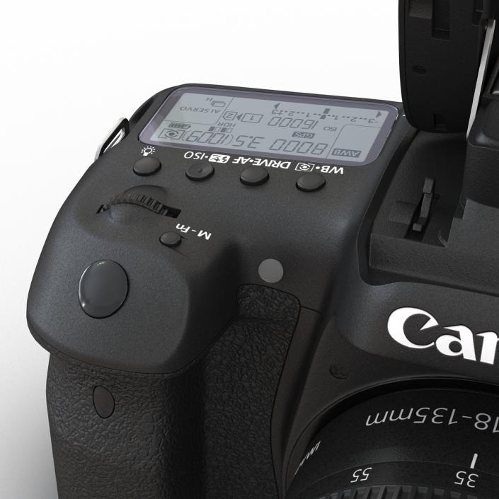 3D model Canon EOS 7D Mark II