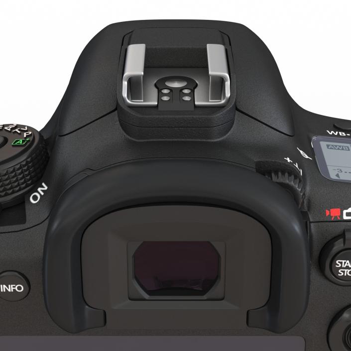 3D model Canon EOS 7D Mark II