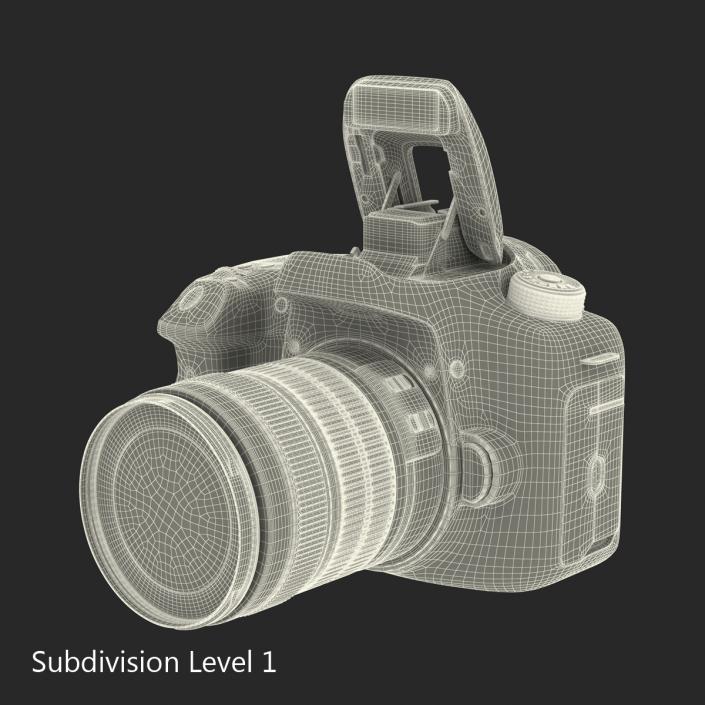 3D model Canon EOS 7D Mark II