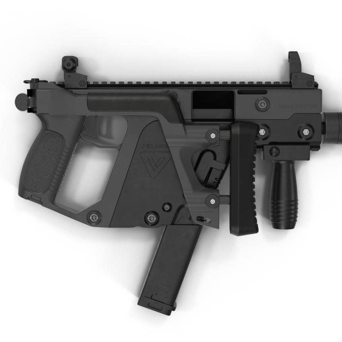 Submachine Gun KRISS Vector 3D