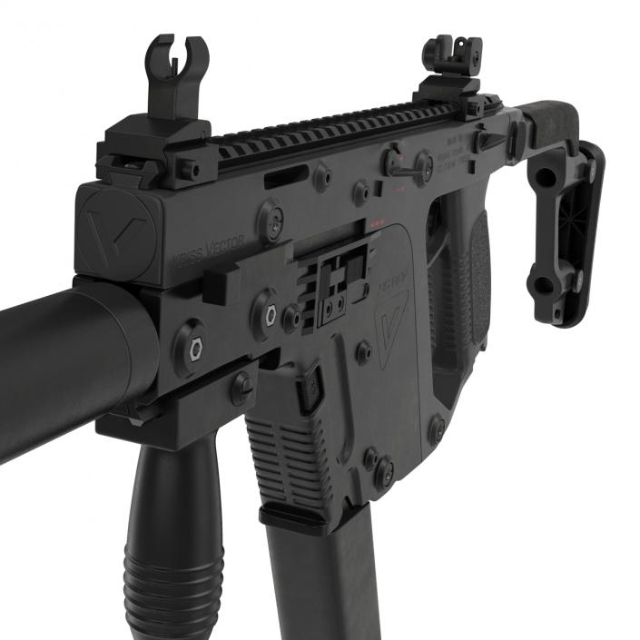 Submachine Gun KRISS Vector 3D