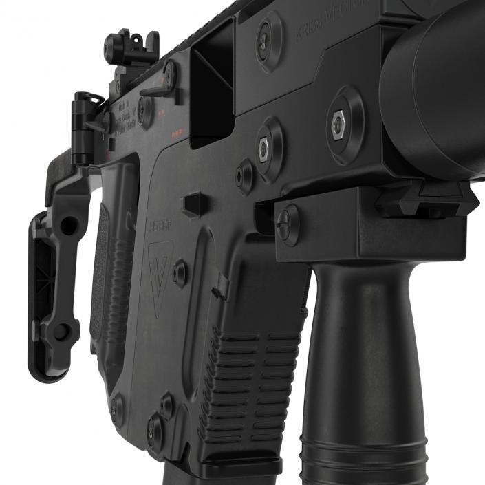 Submachine Gun KRISS Vector 3D