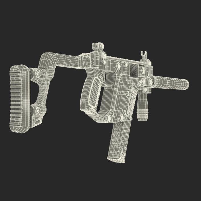 Submachine Gun KRISS Vector 3D