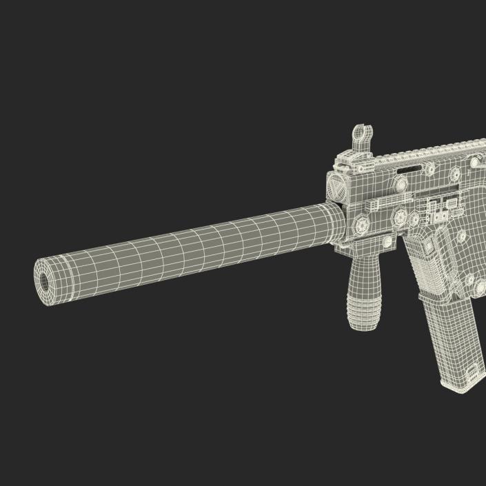 Submachine Gun KRISS Vector 3D