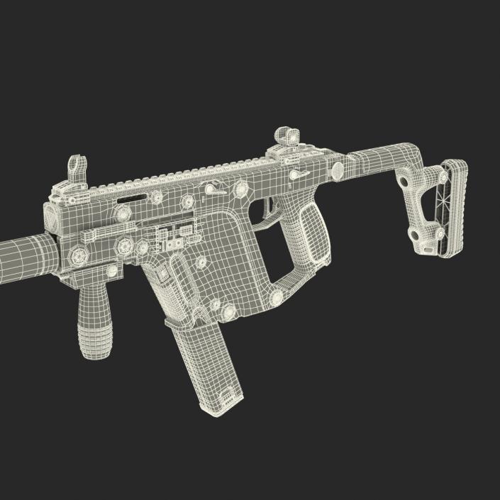 Submachine Gun KRISS Vector 3D