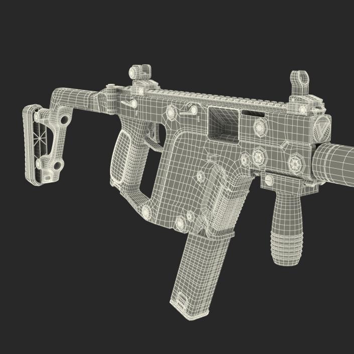 Submachine Gun KRISS Vector 3D