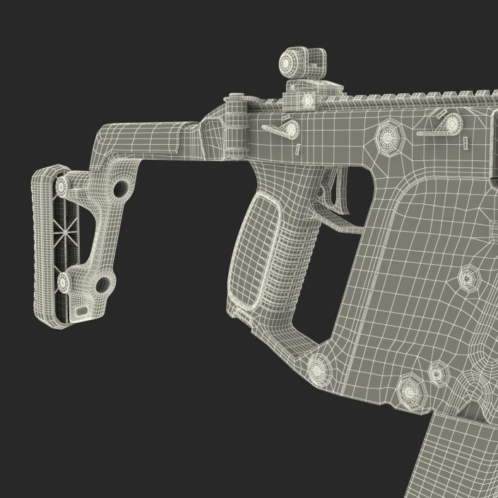 Submachine Gun KRISS Vector 3D