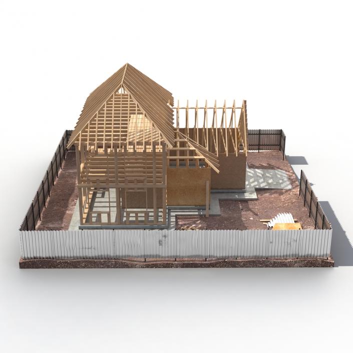 3D Private House Construction 5 model