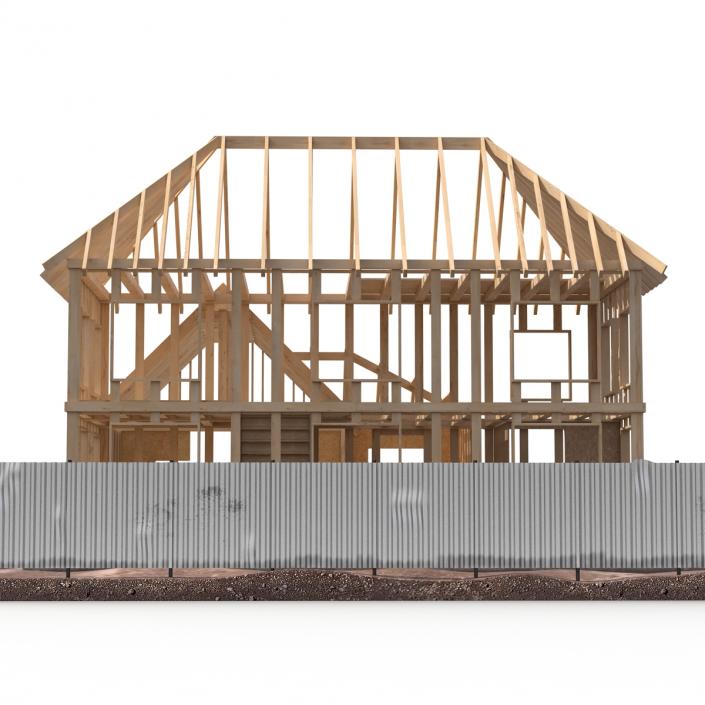 3D Private House Construction 5 model