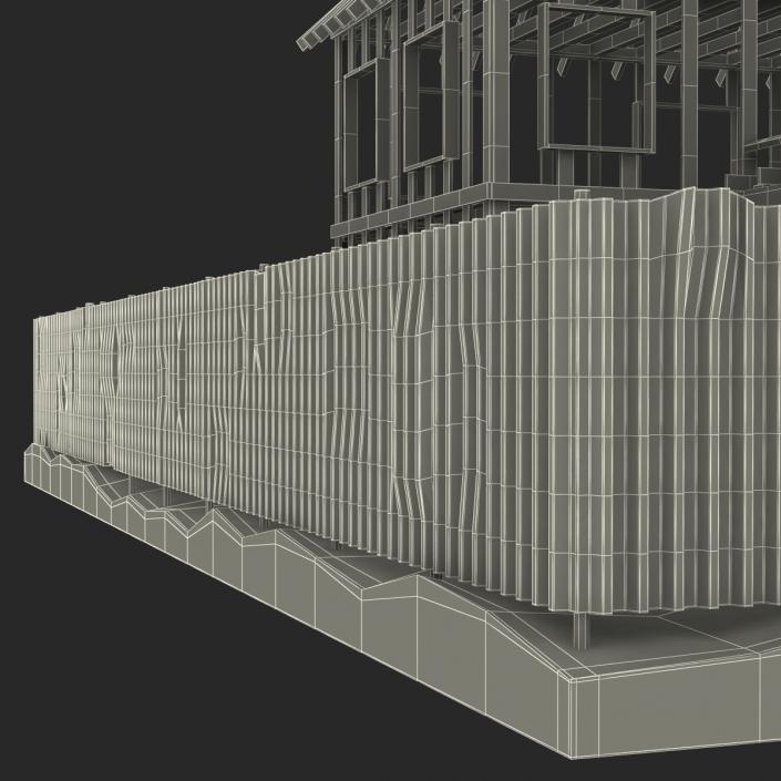 3D Private House Construction 5 model