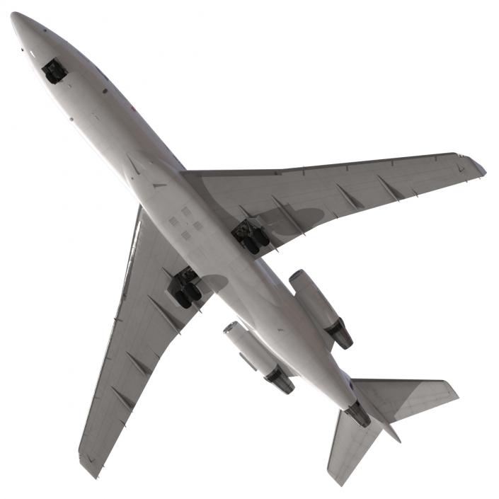 3D model Boeing 727-100 Private Air France Rigged