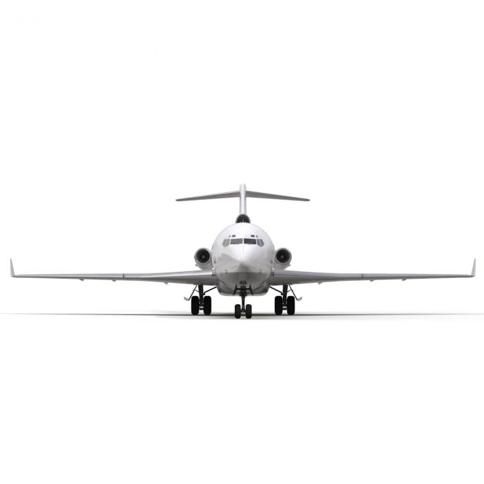 3D model Boeing 727-100 Private Iran Aseman Airlines Rigged