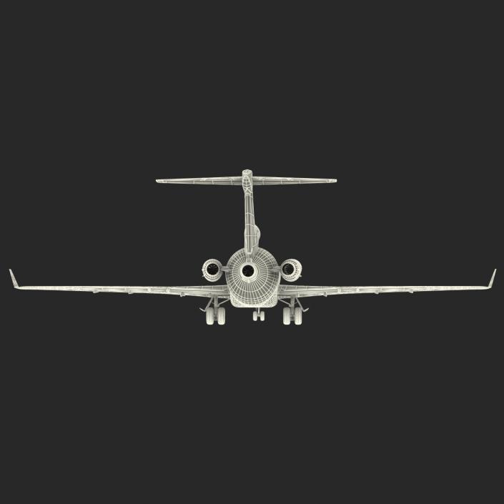 3D model Boeing 727-100 Private Iran Aseman Airlines Rigged