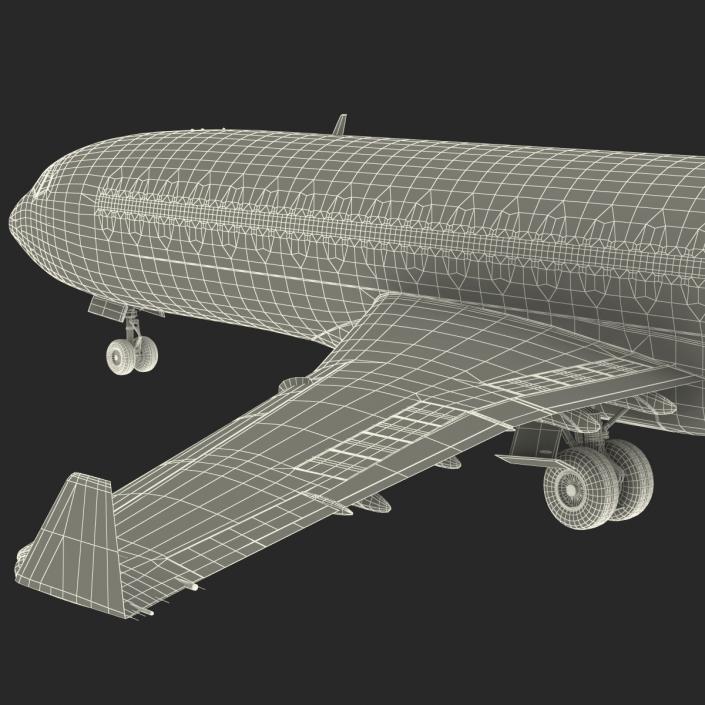 3D Boeing 727-100 Private Kalitta Air Rigged