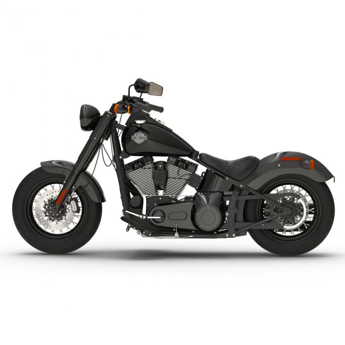 3D Harley Davidson Softail Slim 2016 model