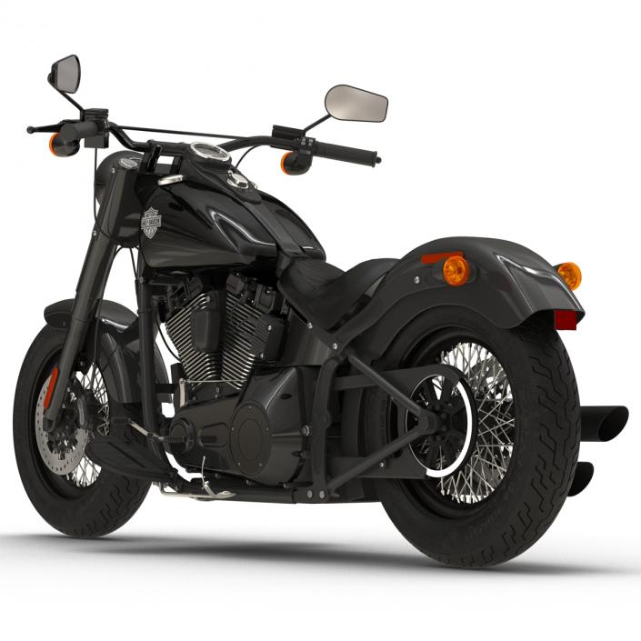 3D Harley Davidson Softail Slim 2016 model