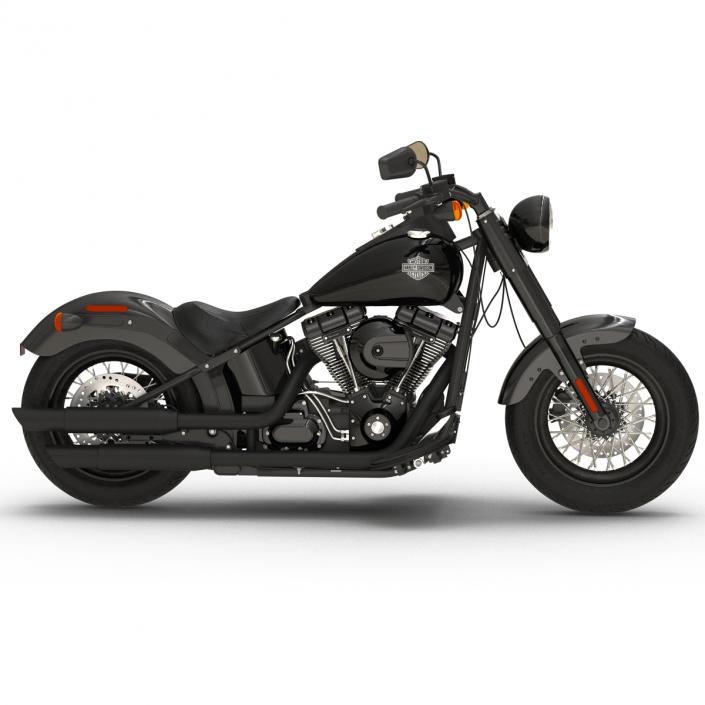 3D Harley Davidson Softail Slim 2016 model