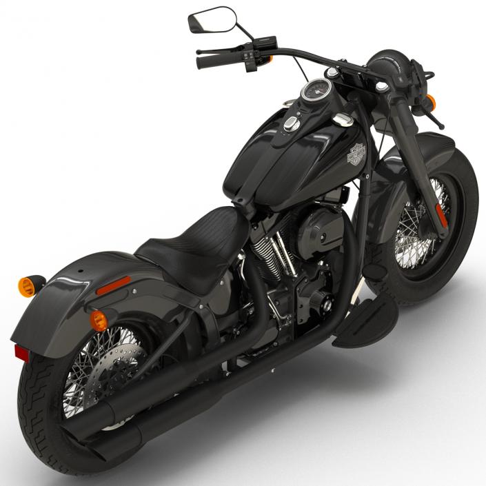 3D Harley Davidson Softail Slim 2016 model