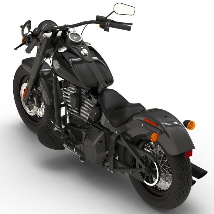 3D Harley Davidson Softail Slim 2016 model