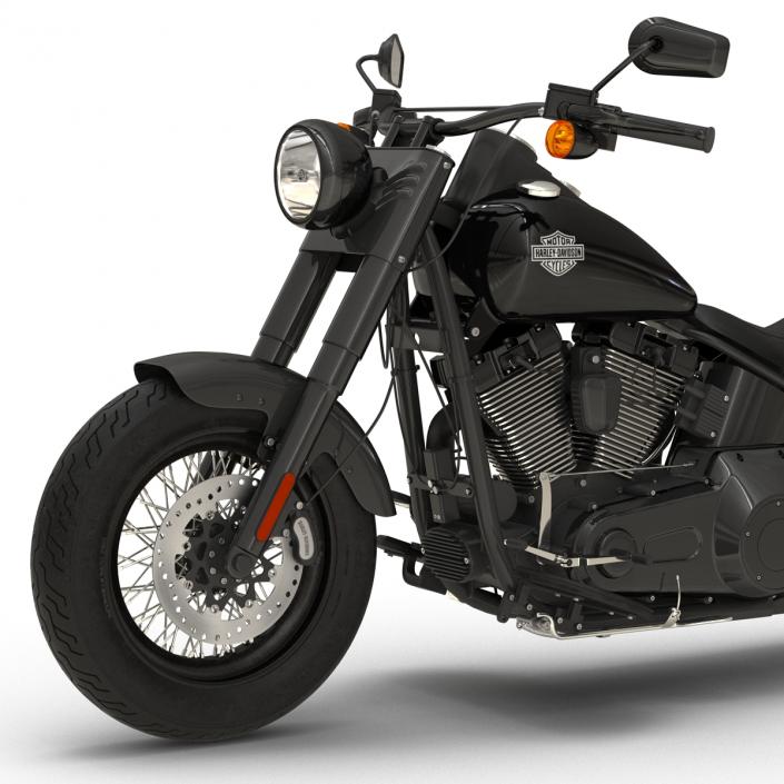 3D Harley Davidson Softail Slim 2016 model