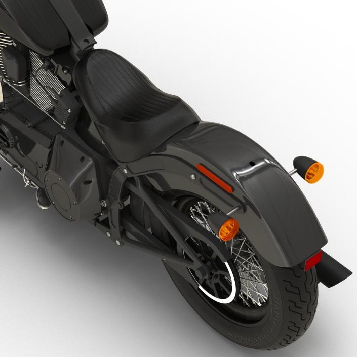 3D Harley Davidson Softail Slim 2016 model