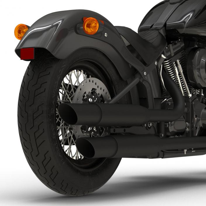 3D Harley Davidson Softail Slim 2016 model